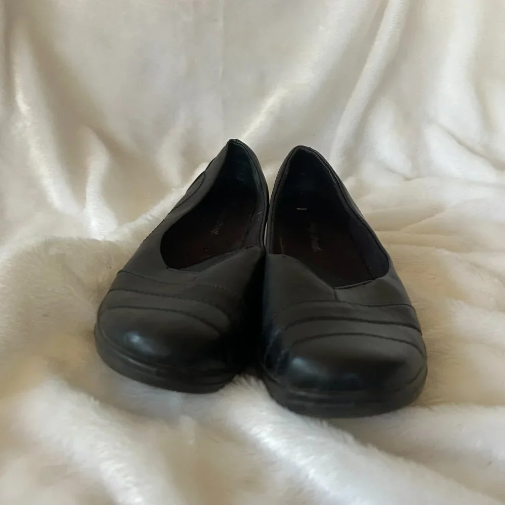 Easy Street Comfort Loafers Womens 8‎ Black Closed Toe